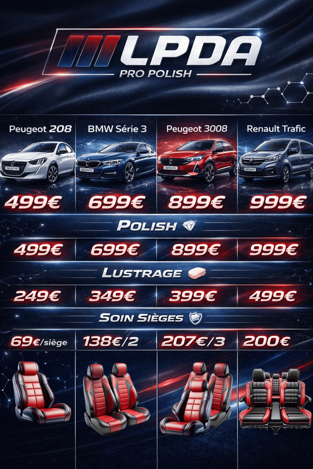 LPDA Tours | Services detailing serv